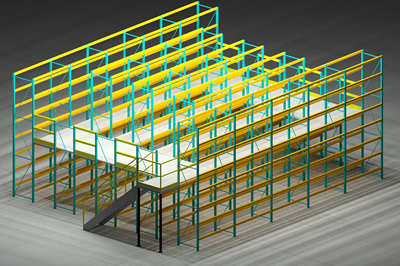 Used Pallet Rack Mezzanines